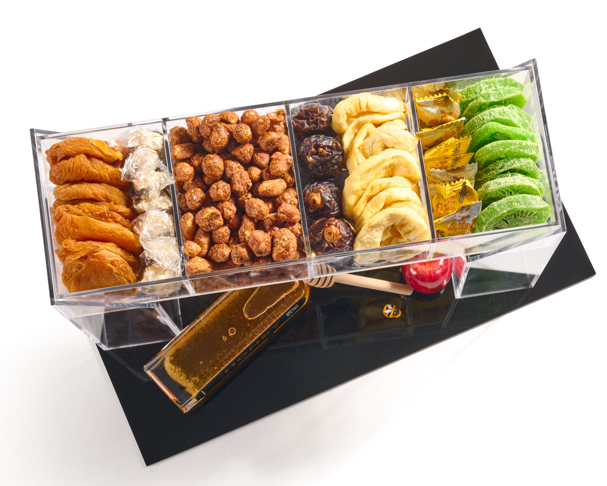 Acrylic Display Treat Gift Basket – Rosh Hashanah