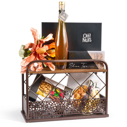 Wine Rack Rosh Hashanah Grand Gift Set & Chocolates