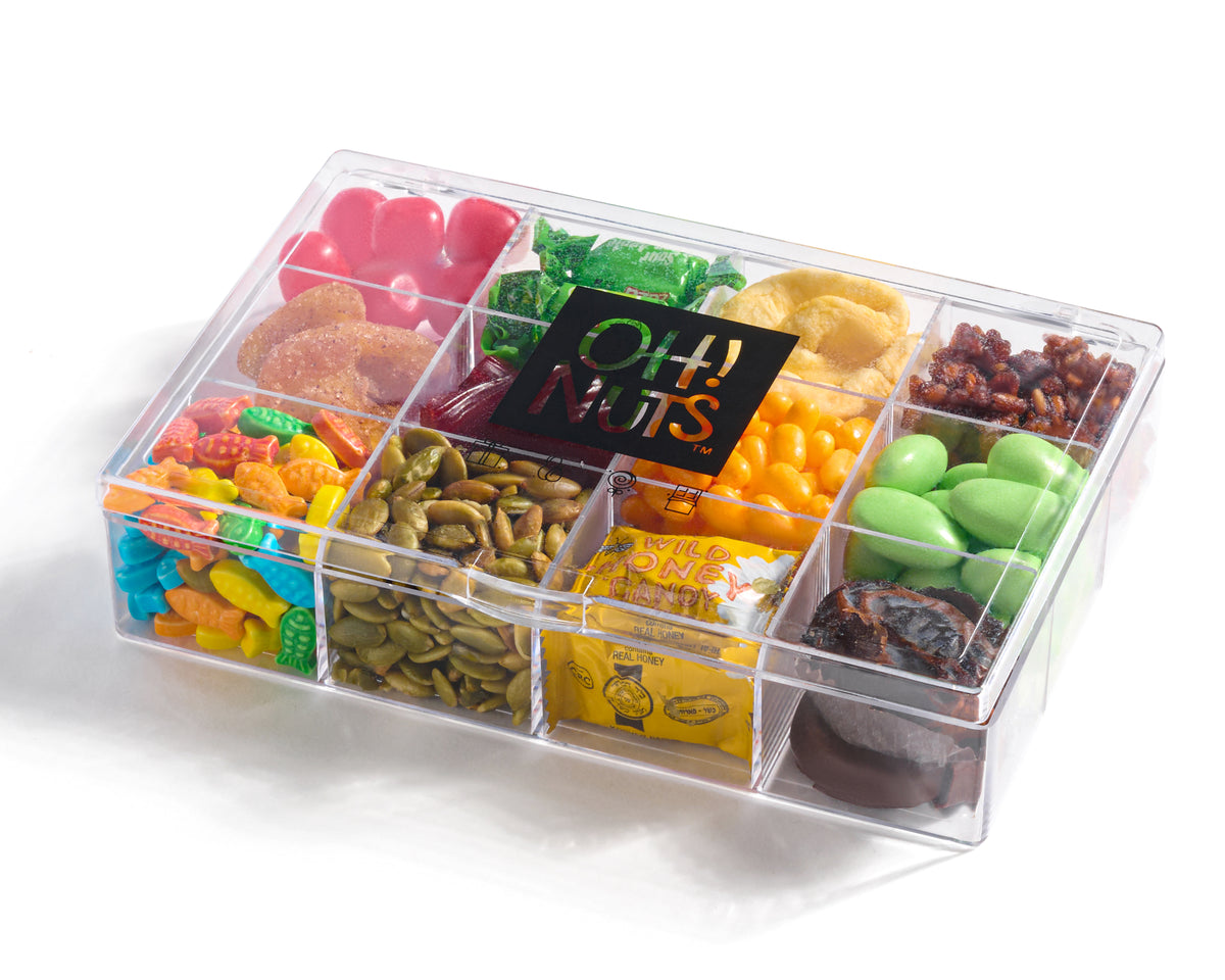 Rosh Hashanah Simonim Lucite Sectional Gift Tray