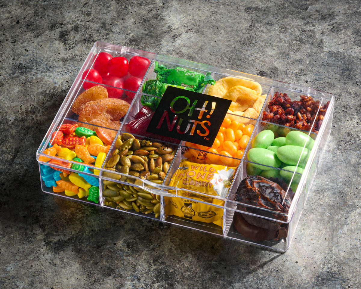 Rosh Hashanah Simonim Lucite Sectional Gift Tray