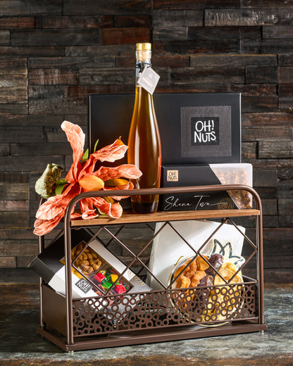 Wine Rack Rosh Hashanah Grand Gift Set & Chocolates