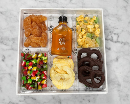 6-Section Sweets Tray with Honey – Rosh Hashana