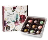 9-Piece Milk Chocolate Truffles Thank You Gift Box