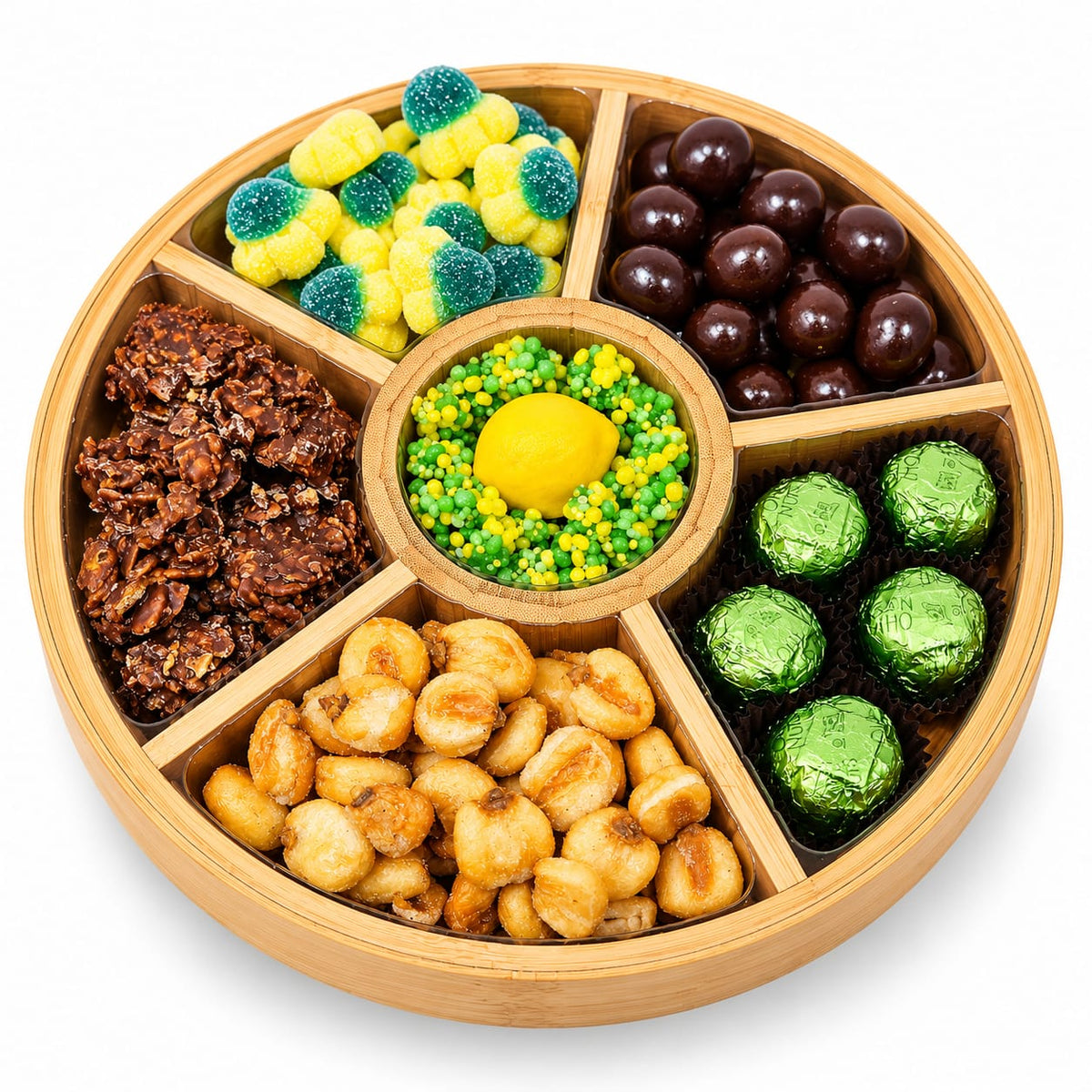 Round Sukkos Treats Gift Tray