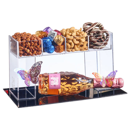 Lucite Treat Display Mishloach Manos Gift Basket