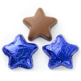 blue chocolate star