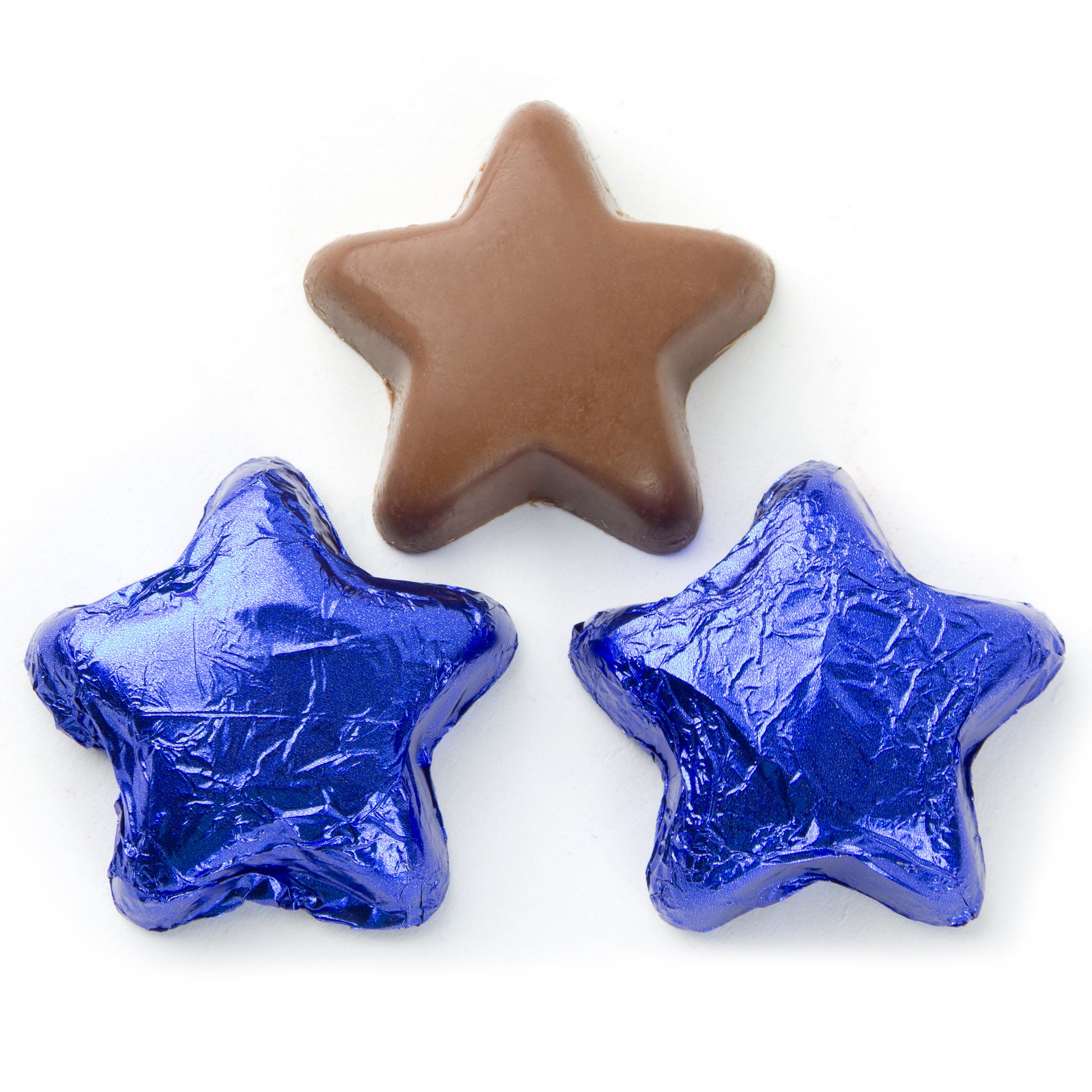 blue chocolate star