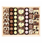 Shavuos Dairy Chocolate Wood Tray