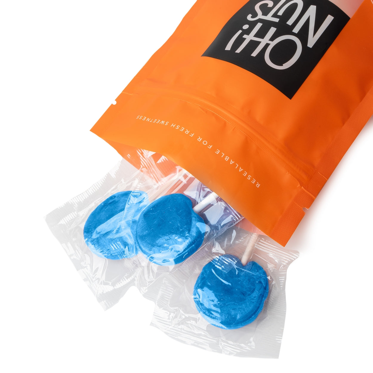 Blue Lollipops - Blue Raspberry – Oh! Nuts