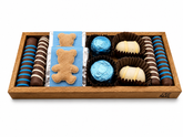 Baby Boy 8" Wood Tray Gift