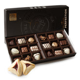 Sweet Dream - 18 Chocolate Truffles & Hamantaschen Purim Mishloach Manos Gift Box