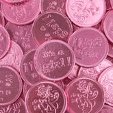 It's a Girl' Chocolate Coins - 1 LB Bag