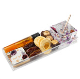 Rosh Hashanah Lucite Honey Dish Display Gift Basket