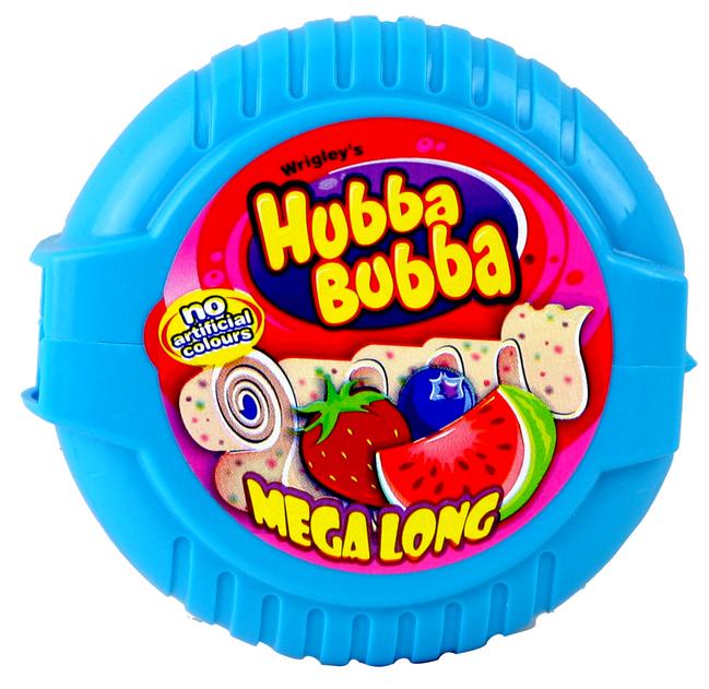 Hubba Bubba Bubble Tape Triple Mix Extra Long Kaugummi-Streifen