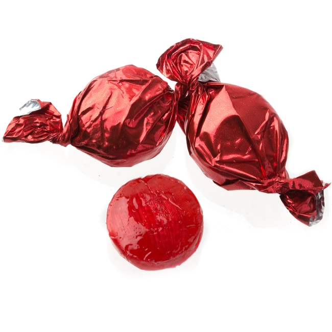 Red Fruit Flashers Hard Candy - Cherry • Wrapped Candy • Bulk Candy ...