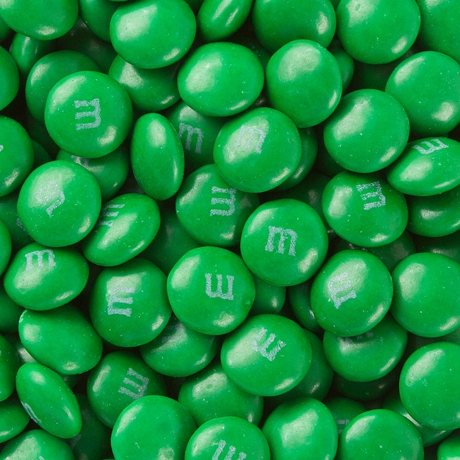 Green M&Ms Milk Chocolate Candies 