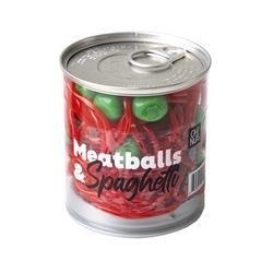 Meatballs and Spaghetti Candy Can