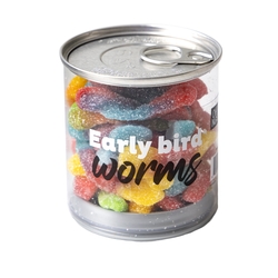 Early Bird Worms Candy Tub