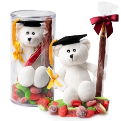 Lucite Candy & Bears Graduation Gift Box