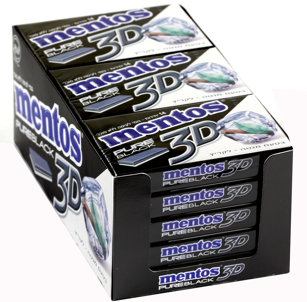 Mentos 3d Sugar Free Gum - Pure Fresh - 15ct Box • Mentos Sugar-free 0AC