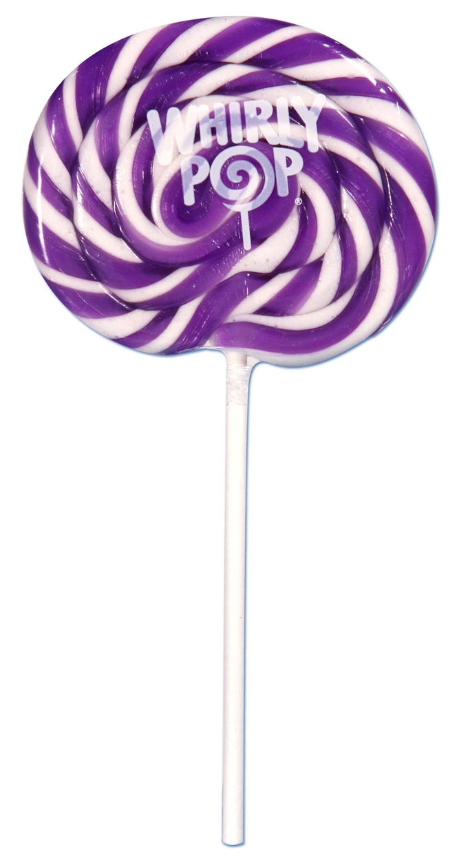 blue and white swirl lollipops