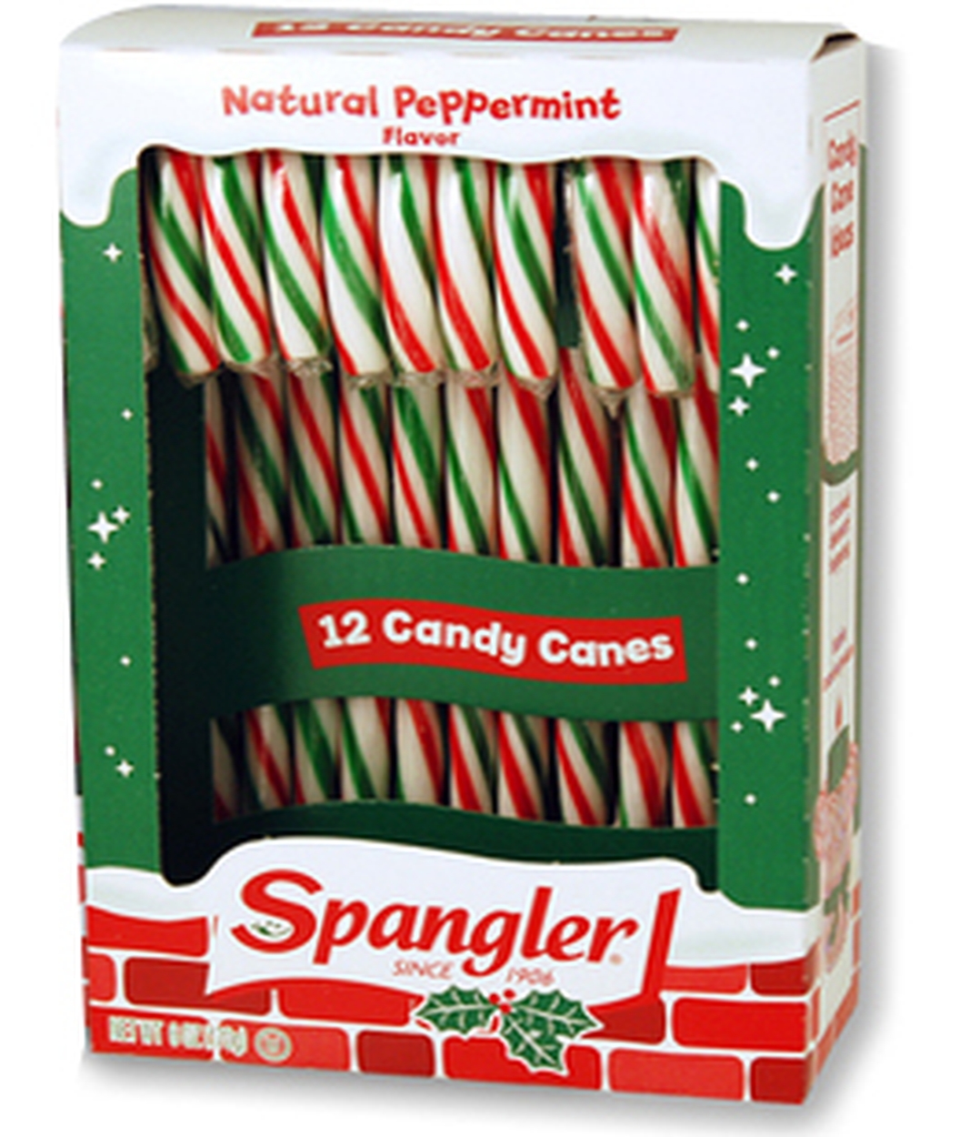 Raw Peppermint Candy Canes