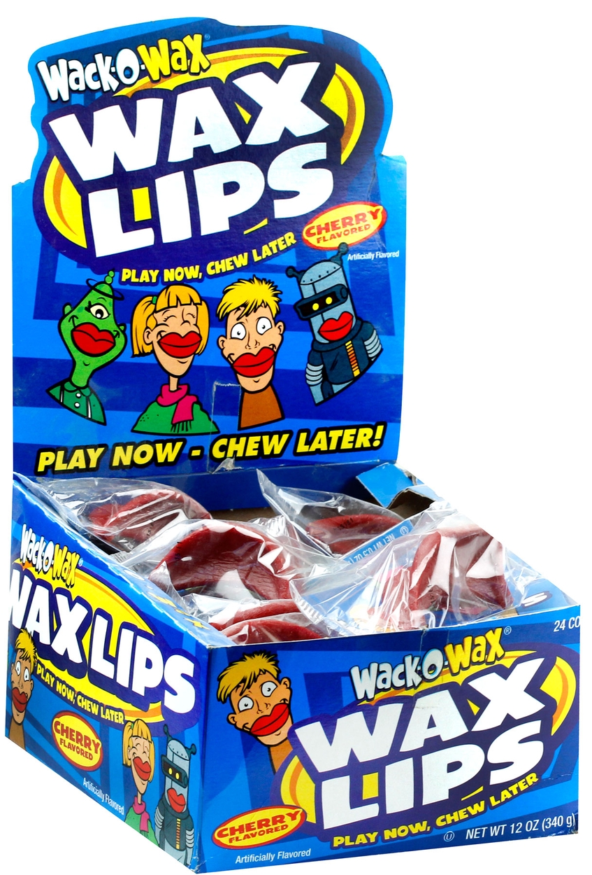 Wax Lips .5oz Piece or 24 Count Box