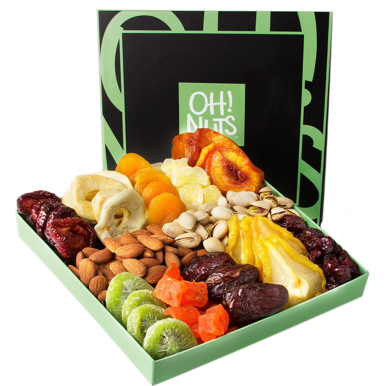 Dried Fruit Gift Box with Fancy Mixed Nuts & Holiday Christmas Mix 26 –  Vacaville Fruit Company Inc.