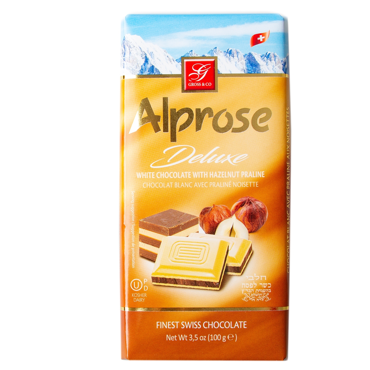 Swiss Selection White Milk Chocolate Bar - Passover