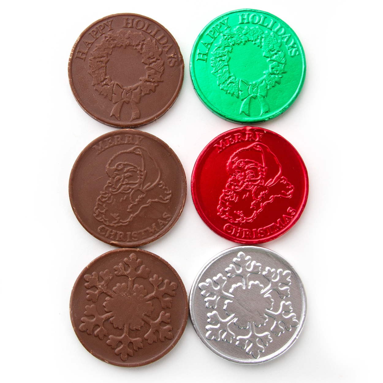 Holiday Milk Chocolate Coins • Christmas Candy & Chocolate • Holiday ...
